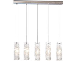 Hanglp. Mini Wire 5X20W-12V Nikkel Mat