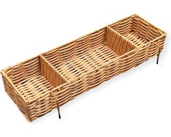 Hangmand naturel - Voor luiertafel, verzorgingstafel en commode - Voor badkamer, kinderkamer en woonkamer - 40x12x6cm - Studio Lisette SL5815