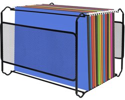 Hangmappen Rek - Ruimtebesparend - 1 stuk - Zwart - Metaal - 33,5 x 28,2 x 25 cm