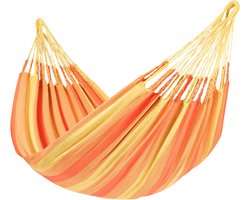 Hangmat Eénpersoons 'Dream' Orange (Oranje) | Bijpasende opbergtas | 120 KG | Handgemaakt in Colombia | 1% For The Planet | Tropilex