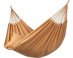 Hangmat Eénpersoons 'Plain' Mocca (Bruin) | Bijpasende opbergtas | 120 KG | Handgemaakt in Brazilië | 1% For The Planet | Tropilex