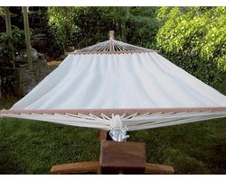 Hangmat Gaya Deco Deluxe met spreidstok | 220 x 135 cm (zonder standaard of voet of houten onderstel >> alleen de hangmat)