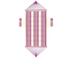 Hangmat Laura Ashley Carnaby Stipe - 1 pers. - L 200 cm x B 120 cm