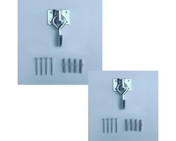 Hangmat muurhaak - set