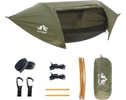 Hangmat tent met muggennet en waterdichte Rainfly voor 1 persoon camping - voor backyard en wilds hangmat