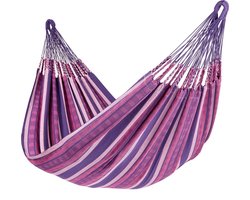 Hangmat Tweepersoons 'Chill' Love (Paars) | Bijpasende opbergtas | 180 KG | Handgemaakt in Colombia | 1% For The Planet | Tropilex
