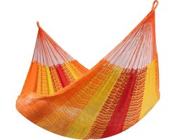 Hangmat Tweepersoons 'Mexico' Fuego (Oranje) | 1% For The Planet | Tropilex