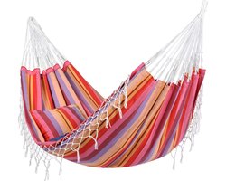 Hangmat Tweepersoons - Tropilex ® Hangmat 'Tobago' tunja - Rood/Oranje
