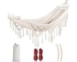 Hangmat voor Buiten - Bohemian Stijl - Met Draagtas - Duurzaam Materiaal