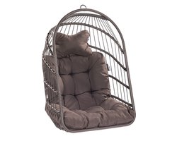 Hangstoel Eénpersoons 'Egg' Anthracite (Zwart) | 1% For The Planet | Tropilex