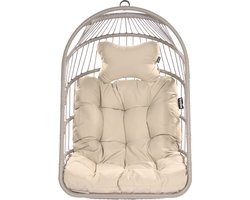 Hangstoel Eénpersoons 'Egg' Grey (Grijs) | 1% For The Planet | Tropilex