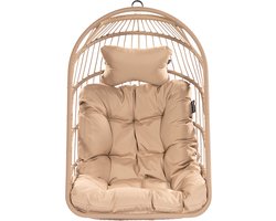 Hangstoel Eénpersoons 'Egg' Taupe (Bruin) | 1% For The Planet | Tropilex