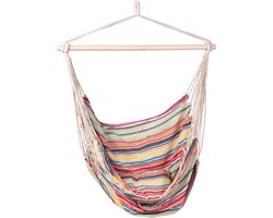 Hangstoel Eénpersoons 'Minorca' Single - Veelkleurig - 120 KG - Opbergtas incl. - 123 Hammock