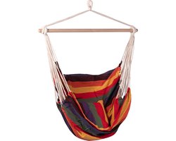 Hangstoel Eénpersoons 'Multi' Single - Veelkleurig - 120 KG - Opbergtas incl. - 123 Hammock