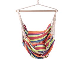 Hangstoel Eénpersoons 'Tura' Single - Veelkleurig - 120 KG - Opbergtas incl. - 123 Hammock
