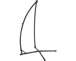 Hangstoel standaard staal 110x110x205 cm zwart