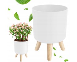 Hangzhou A Link Star Technology - Bloempot - Wit - Met Standaard - 140mm - Esthetisch