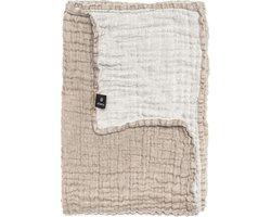 Hannelin sprei naturel/white 160 x 260 cm