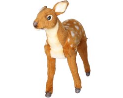 Hansa pluche hert knuffel - 45 cm - baby hertje/ree - levensecht - luxe kwaliteit