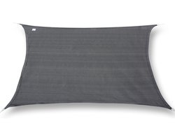 hanSe® Schaduwdoek Rechthoek Waterafstotend 2,5x3,5 m Zonnedoek Grijs