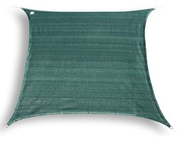 hanSe® Schaduwdoek Vierkant Waterdoorlatend 2x2 m Zonnedoek Groen