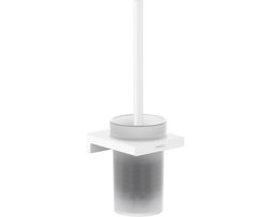 Hansgrohe Addstoris closetborstelgarnituur mat wit