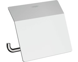 hansgrohe AddStoris closetrolhouder met klep chroom, 41753000