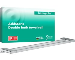 hansgrohe AddStoris dubbel handdoekrek chroom