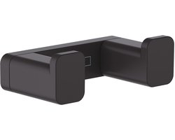 hansgrohe AddStoris dubbele handdoekhaak mat zwart