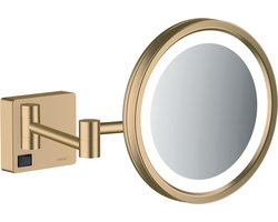 hansgrohe AddStoris scheerspiegel LED Licht Brushed Bronze