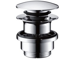 hansgrohe AXOR aftapkraan, push-open, met overloopgat, 51300000