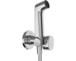 Hansgrohe bidethanddouche 1jet EcoSmart voor warm water met douchehouder en doucheslang 125 cm chroom
