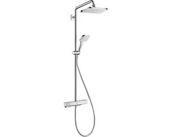 hansgrohe Croma E Showerpipe 1jet met thermostaat chroom