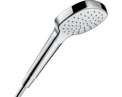 hansgrohe Croma Select E 1jet EcoSmart 9 l/min handdouche - diameter douchekop 110 mm - 1 straalsoort - wit/ chroom