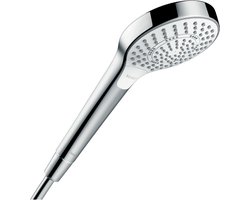 Hansgrohe Croma Select S handdouche Multi 1/2 xØ11cm met soft rain intense rain en massagestraal wit/chroom
