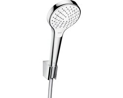 Hansgrohe Croma Select S Vario / Porter'S Badset - 125 cm slang - Chroom / Wit