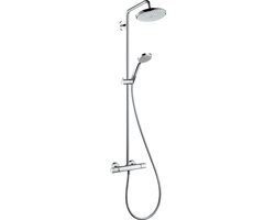 hansgrohe Croma showerpipe 220 1jet met thermostaat chroom