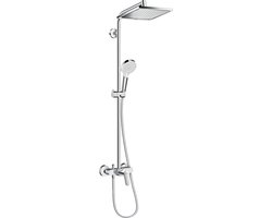 Hansgrohe Crometta - Doucheset Showerpipe E 240, met douchekraan, chroom 27284000