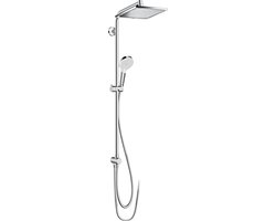 Hansgrohe Crometta e 240 showerpipe reno met ecosmart chroom
