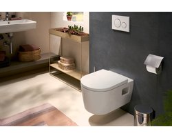 Hansgrohe EluPura S Original - Toiletbril, SoftClose, wit 60148450