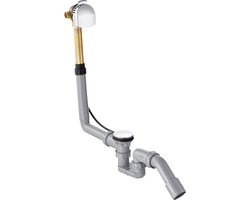 Hansgrohe Exafill e badafvoer-, overloop- en vulcombinatie met waste voor normaal bad chroom 58123000
