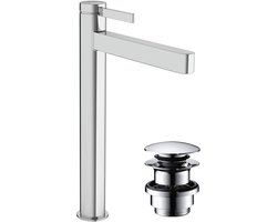 hansgrohe Finoris - Wastafelmengkraan - Ééngreeps bediening - Met afvoerplug - 260mm - Chroom