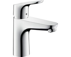 hansgrohe Focus - Wastafelmengkraan - Ééngreeps bediening - CoolStart energiebesparend - Met trekwaste - 100mm - Chroom
