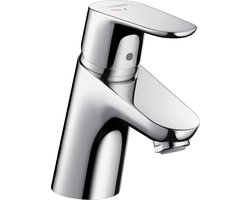 hansgrohe Focus - Wastafelmengkraan - Ééngreeps bediening - CoolStart energiebesparend - Met trekwaste - 70mm - Chroom