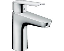 hansgrohe Logis E - Wastafelmengkraan - Ééngreeps bediening - Met trekwaste - 100mm - Chroom