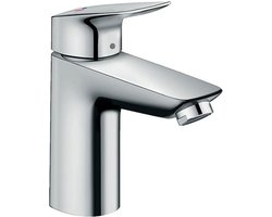 hansgrohe Logis - Wastafelmengkraan - Ééngreeps bediening - CoolStart energiebesparend - Zonder waste - 100mm - Chroom