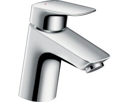 hansgrohe Logis - Wastafelmengkraan - Ééngreeps bediening - Met afvoerplug - 70mm - Chroom