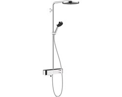 hansgrohe Pulsify S Showerpipe 260 1jet met badthermostaat ShowerTablet Select 400 chroom