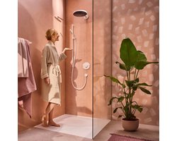 hansgrohe Pulsify S staafhanddouche 100 1jet EcoSmart mat zwart