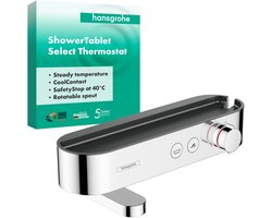 Hansgrohe Pulsify Select badthermotaat met showertablet 40cm chroom